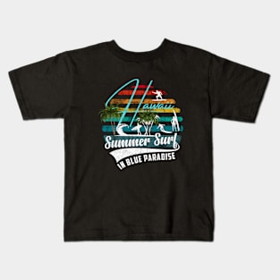 Hawaii Summer Surf Kids T-Shirt